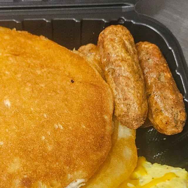 Pancakes & Sausage.