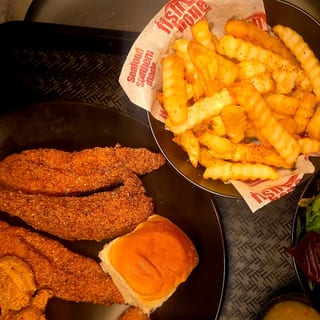Cajun Catfish Filet - Dinner