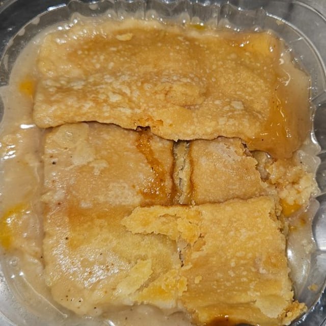 Peach Cobbler.